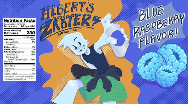 Albert's Sk8ter's Energy Drink
